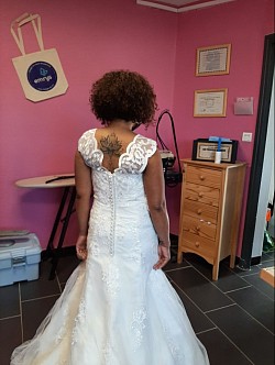 Robe de mariée sur Mesures, chalon sur Saône